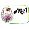 Etiquette fleurs et abeilles "Miel", le cent