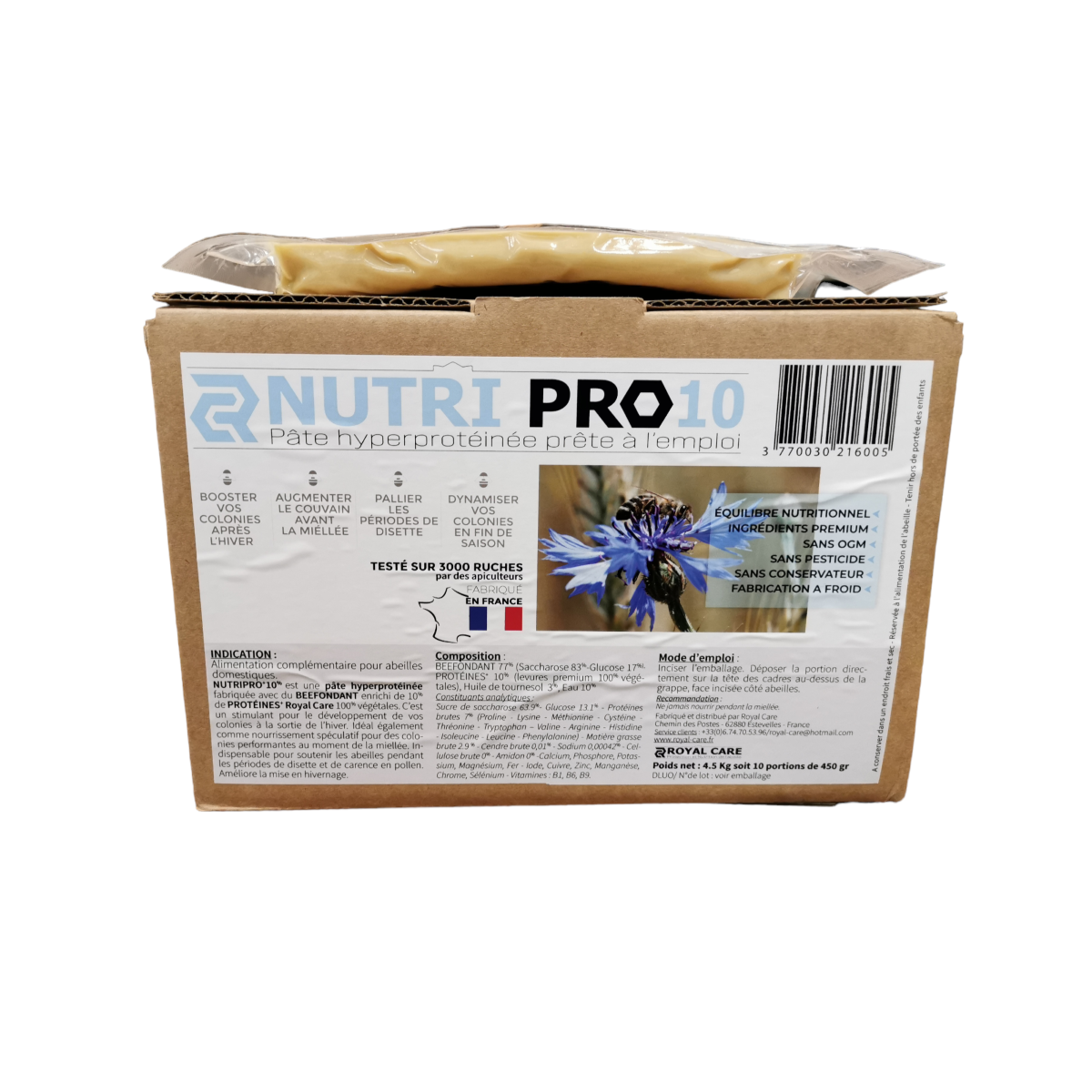 Pâte Protéinée Nutri Pro 10 Carton 10x450g
