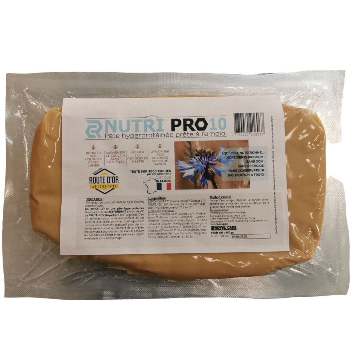 Nutri Pro 10 Plaque Hyperprotéinée 450 gr