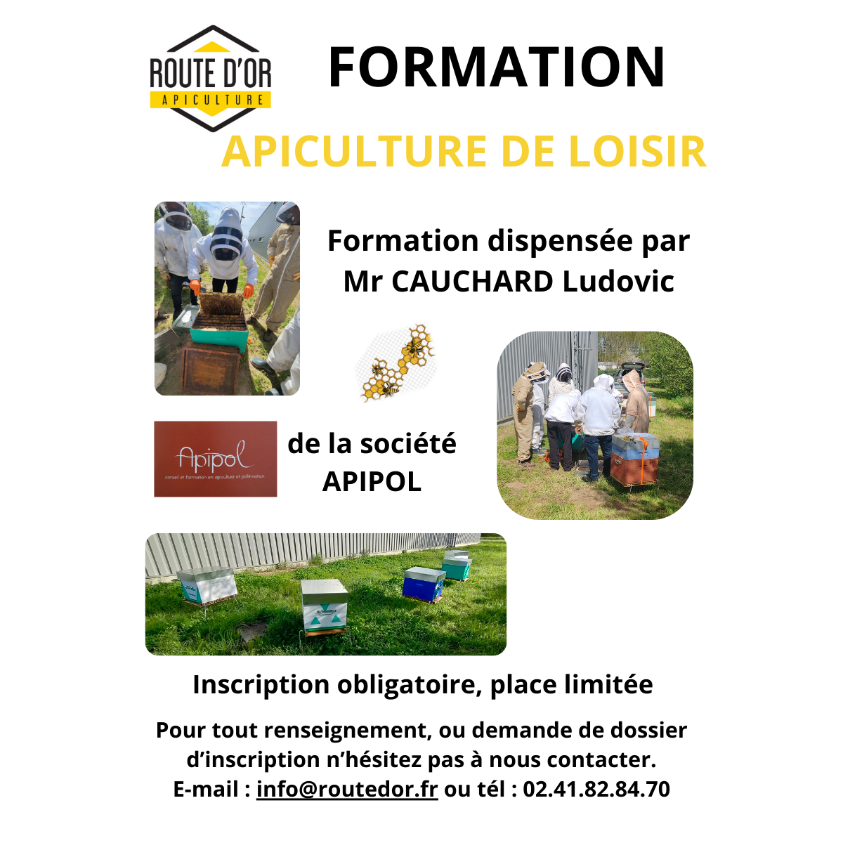 Formation Apiculture Pack 6 Séances Avril-Septembre