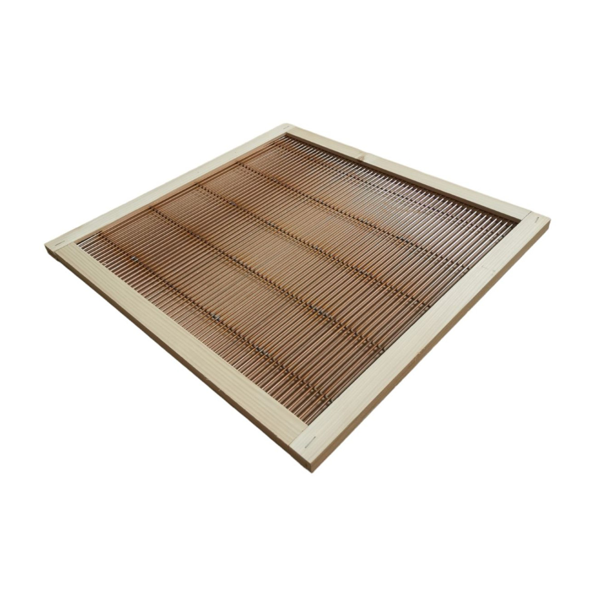 Grille à Reine Métallique Voirnot Encadrement Bois 43 x 41 cm