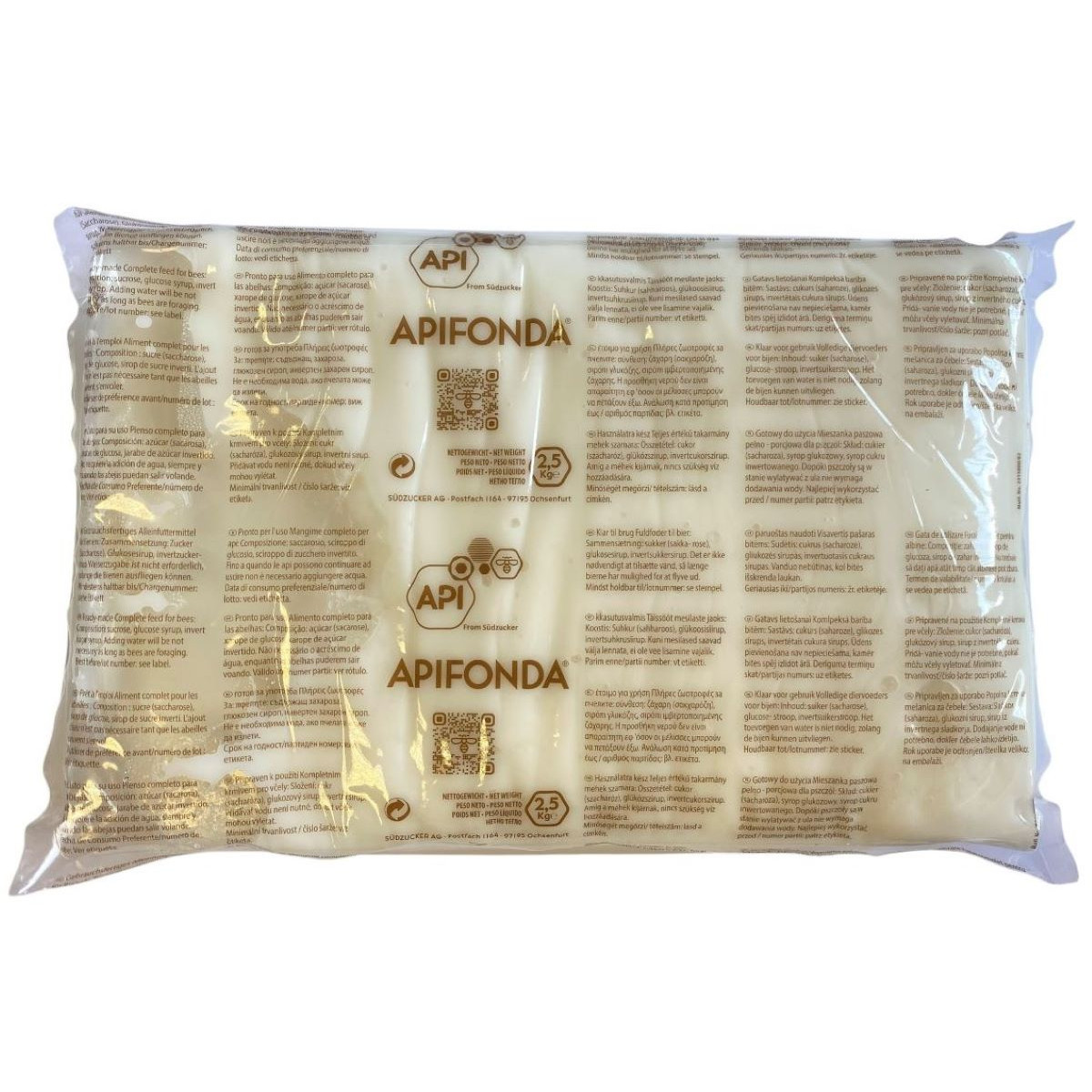 Apifonda Nourriture Candi Plaque 2.5 kg