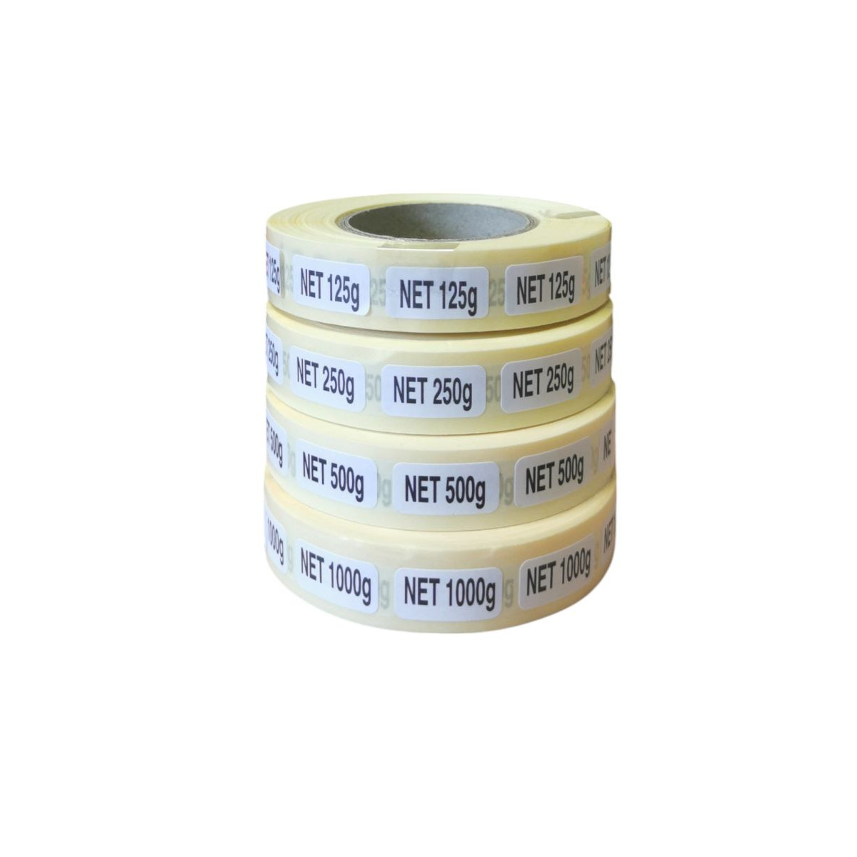 Étiquettes Poids Net - Lot de 100