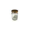 Lot de 20 Pots Verre Standard 125g Capsules Or