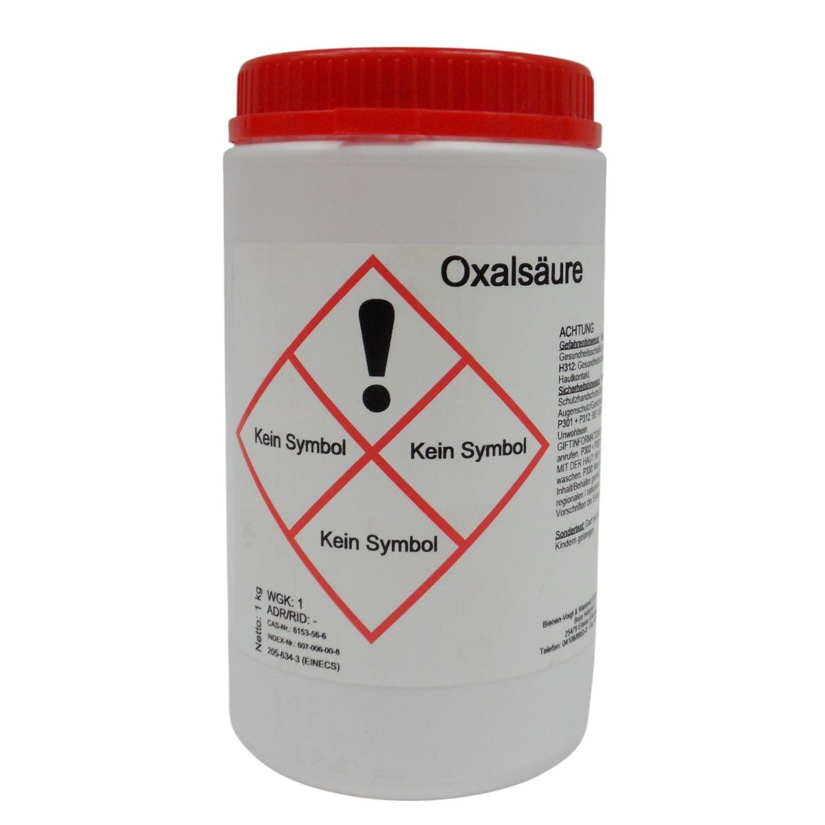Acide Oxalique 1 kg Pour Blanchiment du Bois