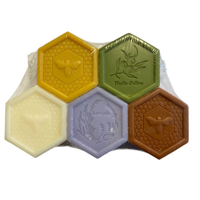 Lot de 5 Savons Hexagonaux...