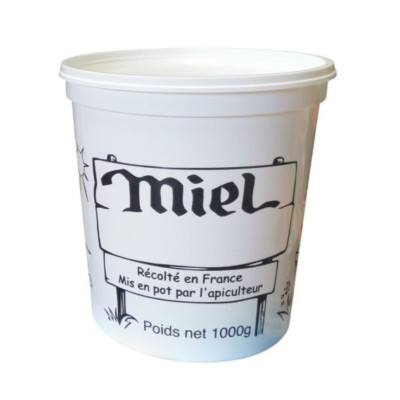 Lot 25 Pots Opaques Miel...