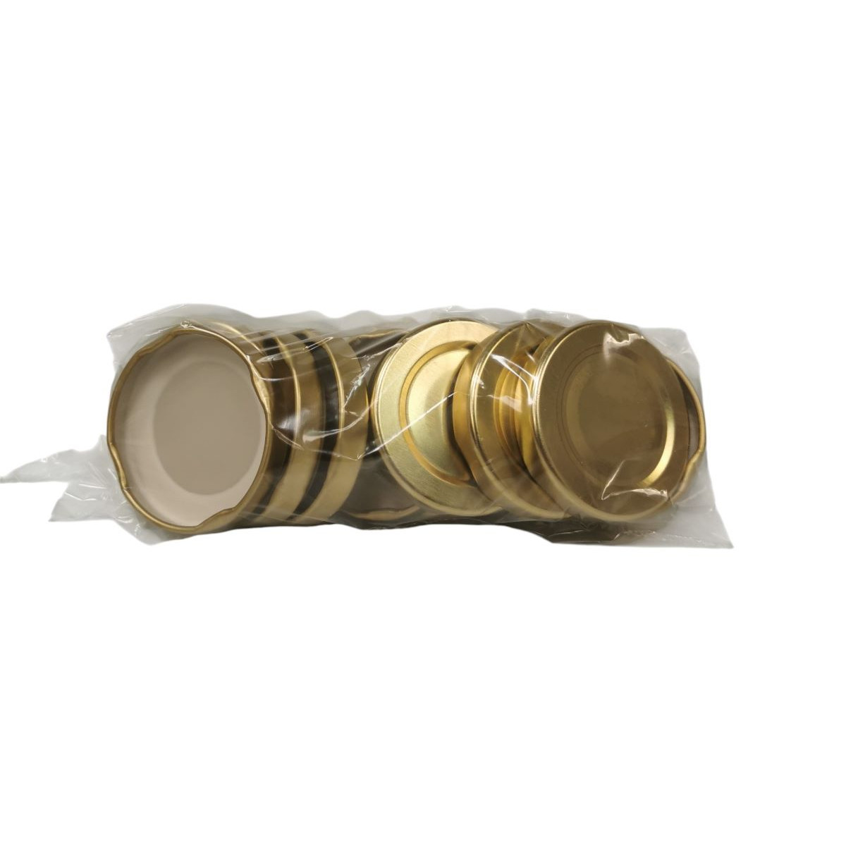 Capsules Or Ø 48 mm - Lot de 10 Pasteurisables