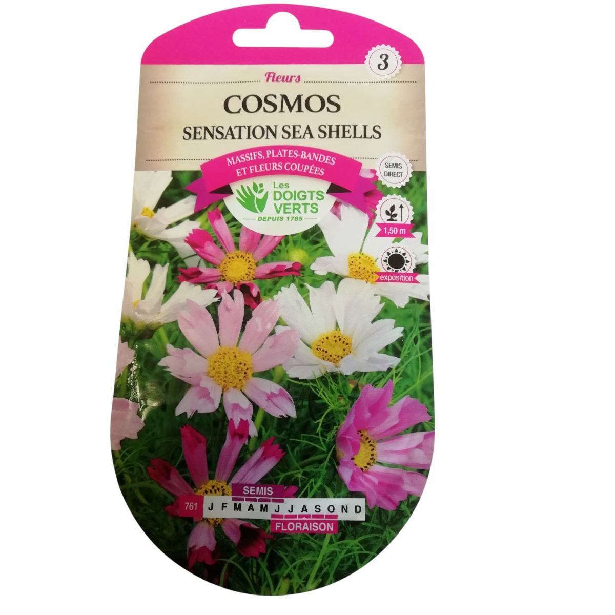 Graines Cosmos Sea Shells - Les Doigts Verts