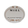 Étiquettes Ovales Abeille - Lot de 100