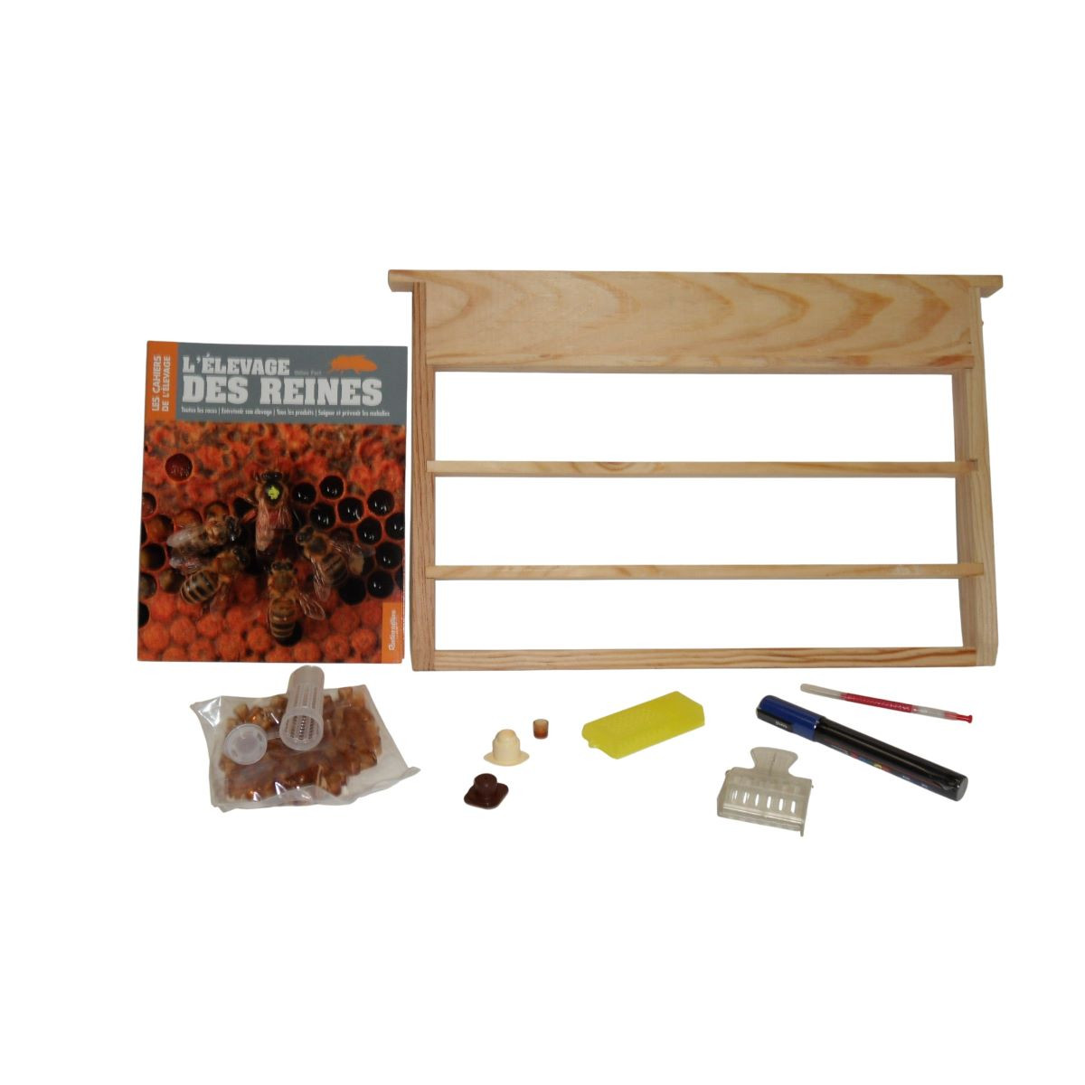 Kit Élevage Reines Complet avec Livre Gilles FERT