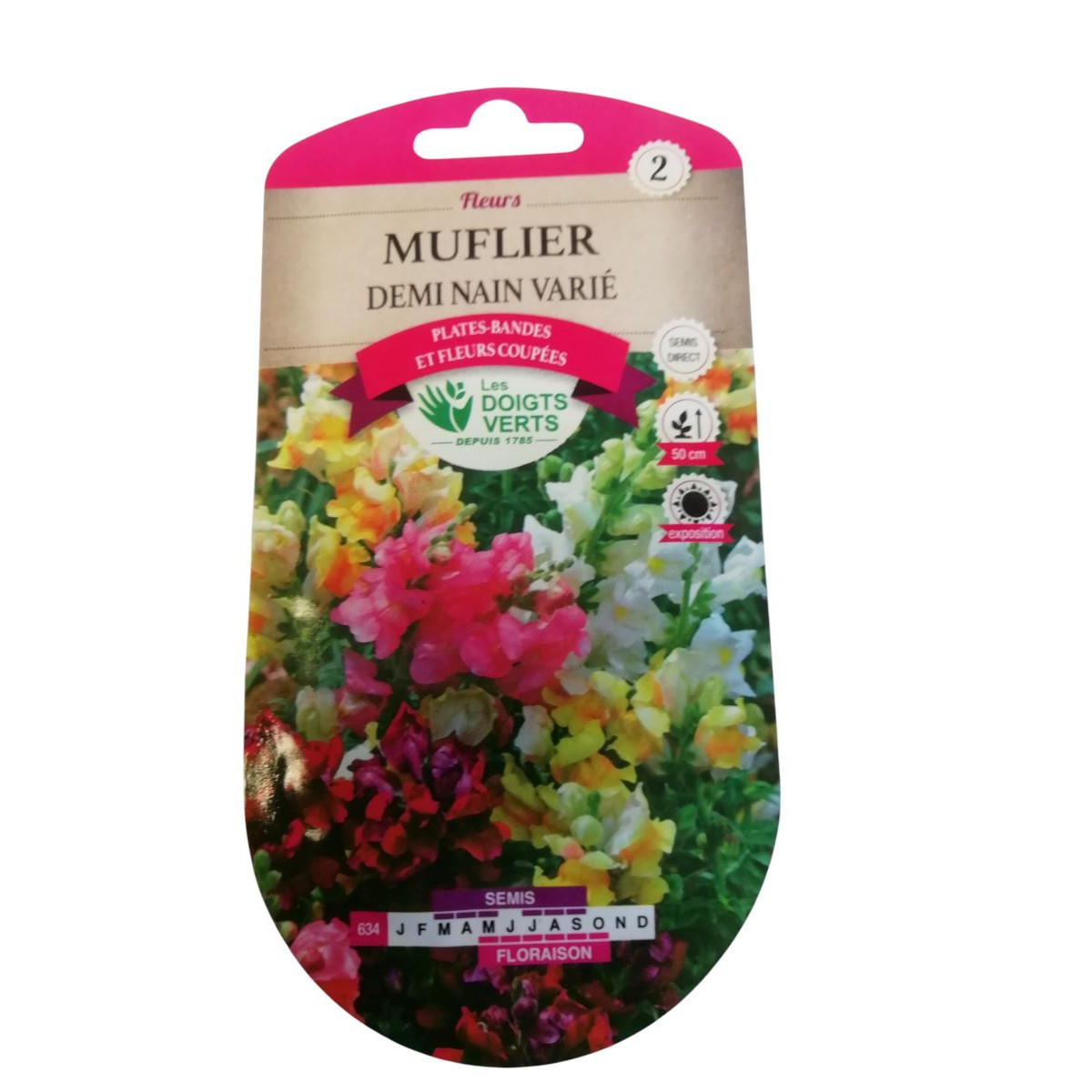 Graines de Muflier Demi-Nain Varié - Les Doigts Verts