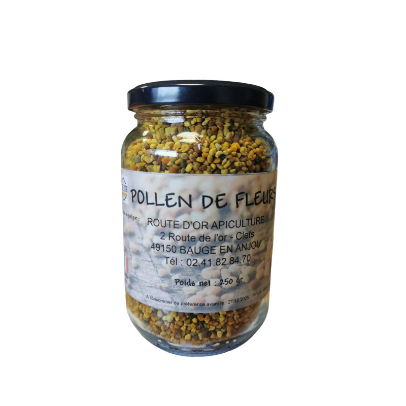 Pollen de Fleurs Français Sec 250g