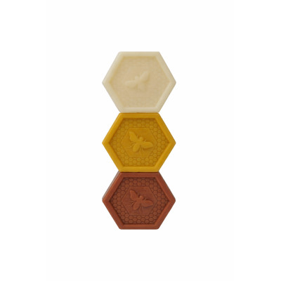 Lot de 3 savons hexagonaux...
