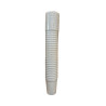 Lot 25 Pots Blanc 500g Plastique NICOT