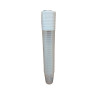 Lot 25 Pots Transparent 500g Plastique NICOT
