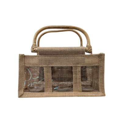 Sac Toile de Jute pour 3...