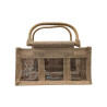 Sac Toile de Jute pour 3 Pots de Miel 250g