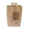 Sacs Papier Kraft Décor Abeilles Biodégradables - Lot de 25