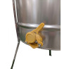 Robinet Plastique Jaune Nylon Ø 40 mm avec Écrou Incorporé